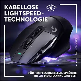 Logitech G502 X LIGHTSPEED Gaming Maus Schwarz
