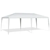 Costway Gartenpavillon 9 x 3 m Weiß