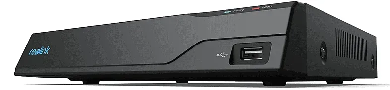 REOLINK NVS8 8-Channel 16 MP PoE Netzwerk Video-Rekorder Gateway, Schwarz