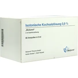 Biokanol Pharma Isotonische Kochsalzlösung 0,9% Biokanol Ampullen