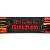 vidaXL Küchenteppich Waschbar Hot & Spicy 60x300 cm