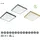 Gtv 24W LED Deckenleuchte 30x30 cm eckig Aluminium schwarz