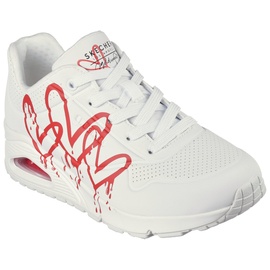 SKECHERS Uno - Dripping In Love white/red 37