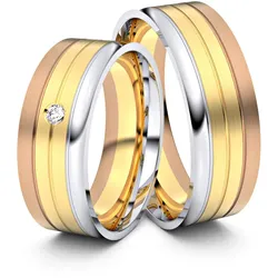 Trauringe Naumburg 333er Tricolorgold - 1833