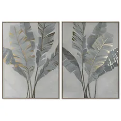 Leinwand Home ESPRIT polystyrol Leinwand 90 x 4 x 120 cm