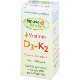 INNOVAVITAL GMBH innovamulsin Vitamin D3+K2 Emulsion 10 ml