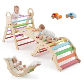 Vevor Kletterbogen 9-in-1 Kletterspielzeug Mehrfarbig