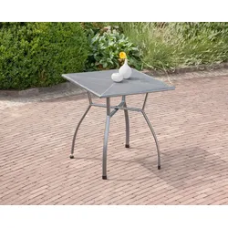 Gartentisch Toulouse Grau wetterbeständig ca. 70x70x74cm