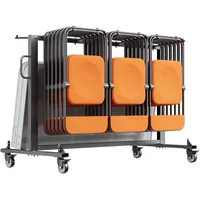 Vevor Klappbarer Stuhlständer, 181 kg Tragkraft, Klappstuhlwagen für 42