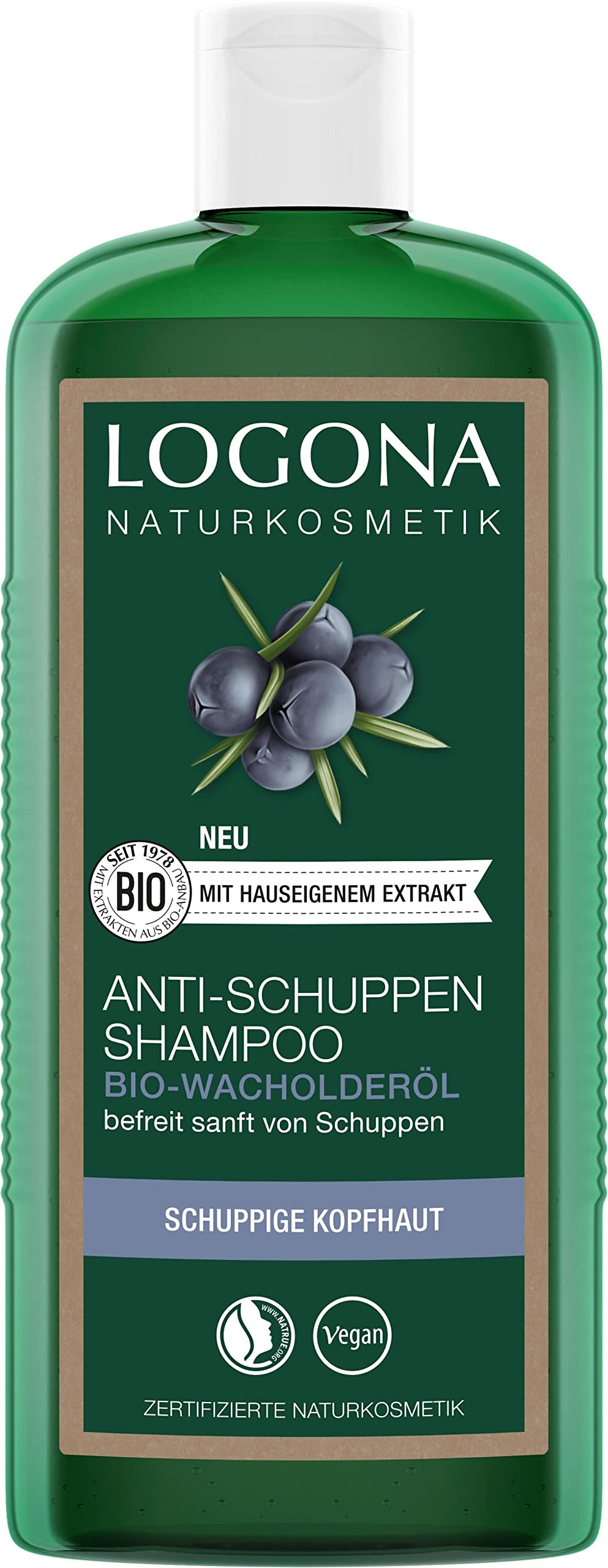 logona anti-schuppen shampoo wacholderl