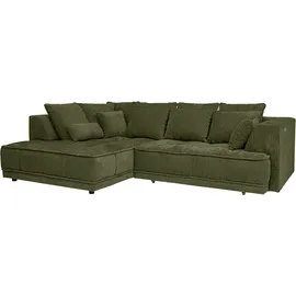 werk2 Eckcouch Polyester L-Form grün