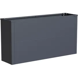 Westmann Talus Pflanzkübel 100 x 25 x 52 cm Anthrazit