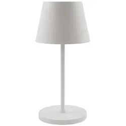 ROLF KERN LED-Tischleuchte: Aufladbar, Dimmbar, IP54, 25cm, Weiß