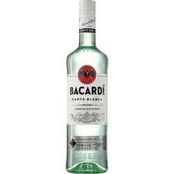 Bacardí Carta Blanca Superior White Rum 37,5% 1l