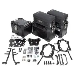 SW-Motech TRAX ADV Koffer-Komplettset schwarz inkl. Träger, Schlösser, Taschen schwarz