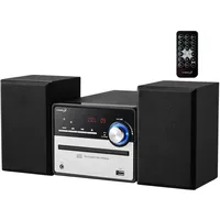 Cyberlux HiFi Musikanlage | Stereoanlage | Kompaktanlage | USB | Line Out | CD/MP3 | FM Radio | 30 Speicherplätze | LED-Display | Mini HiFi Anlage | Stereoanlage mit Boxen