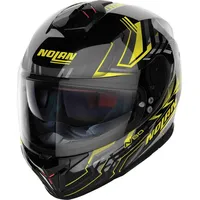Nolan N80-8 Turbolence Integralhelm schwarz unisex, XS