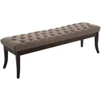 CLP Sitzbank Ramses Stoff antik-dunkel taupe/150 cm