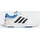 adidas Herren Freizeitschuhe HOOPS CLASSIC SCHUH - Cloud White / Ray Blue / Core Black - 38 2/3 in Pink FTWWHT/RAYBLU/CBLACK