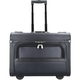 Dermata Pilotenkoffer 7056P 2-Rollen 37,5 cm / 44 l schwarz