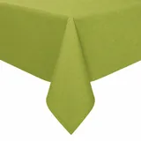 Tischdecke Outdoor Wetterfest - Gartentischdecke wetterfest mit Lotuseffekt - Abwaschbare Tischdecke für Garten Gartentisch (Grün, 110x140cm Rechteckig)