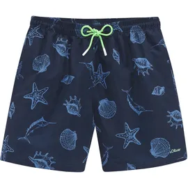 s.Oliver Badeshorts S.OLIVER Blau XL