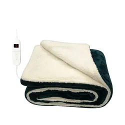 PURLINE Heizdecke mit Schafsfelloberfläche WARMER BED PLUS