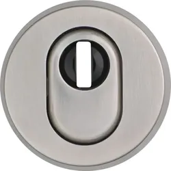 ZT-Schutz-Schlüsselrosette, RHZS415 SB, Profilzylinder gelocht,RH15, ER matt