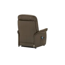 HIMOLLA Sessel 7706 Leder 101 x 112 x 101 cm Braun elektrisch