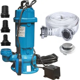 Ibo Schmutzwasserpumpe FURIATKA 1500W 2" Storz C + 20m Schlauch