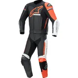 Alpinestars Herren Alpinestars Gp Force Phantom Leather Suit 2 PC Zwart/Wit/Fluo Rood Pants, Schwarz, 56 EU