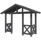 SKANHOLZ Vordach Stralsund 5 360 x 139 cm grau