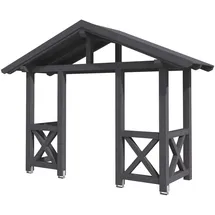 SKANHOLZ Vordach Stralsund 5 360 x 139 cm grau