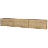 [en.casa] Fernsehschrank Vihti 180x31x29,5cm Eiche
