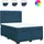 vidaXL Boxspringbett 140 x 200 cm Blau