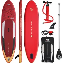 Aqua Marina SUP Atlas 12.0 Stand up Paddle Board Set 366 x 86 x 15 cm rot