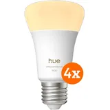 Philips Hue White Ambiance E27 1.100 lm 4er-Pack