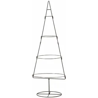 Deko Aufsteller 111 cm - Metall Tannenbaum rund Weihnachts Baum zum dekorieren