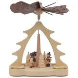 dieter legler gmbh & co. kg Legler Tisch-, Teelicht-, Holz- Pyramide Schwibbogenhändler 15x19x24 cm