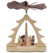 dieter legler gmbh & co. kg Legler Tisch-, Teelicht-, Holz- Pyramide Schwibbogenhändler 15x19x24 cm