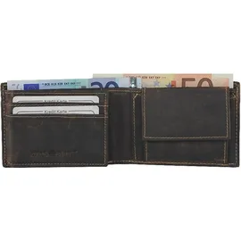 GREENBURRY Vintage Herren Geldbörse braun