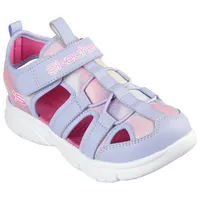 SKECHERS Flex Splash Daylight Shimme Sandalen - Lavender Pu/Hot