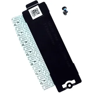 Deal4GO Slot 1/Slot 2 2280 M.2 SSD Kühlkörper-Abdeckplatte C99KM 0C99KM Thermoschild für Dell Alienware X17 R1 Gaming Laptop, Schwarz