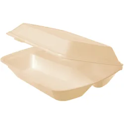 Menübox 3-geteilt beige