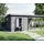 Wolff Finnhaus WPC Trend D+ inkl. Lounge 6 x 3,32 x 2,51 m grau
