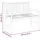 vidaXL Gartenbank 109 x 59 x 89 cm Braun