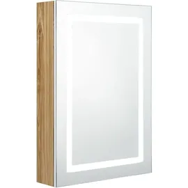 vidaXL LED-Spiegelschrank 50 cm weiß