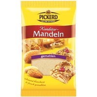 Pickerd Mandeln frisch gemahlen schonend blanchiert 100g 4er Pack