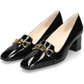 Henry Stevens Fay P55 Damen Gr. 38 (EU) - in schwarz, Lackleder, Schuhe Pumps, Damen Absatzschuh elegant handgefertigt, Lederschuh