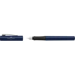 FABER-CASTELL Füller Grip 2011 M klassik blau